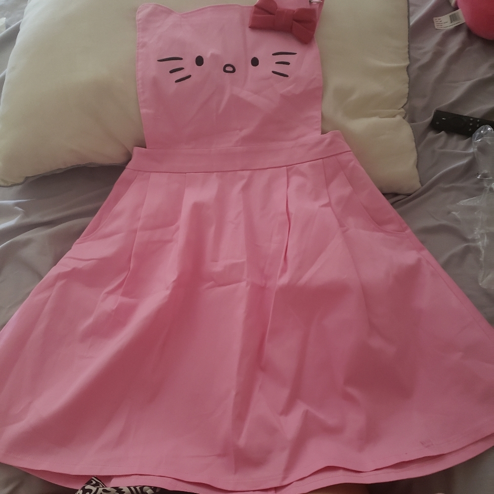 Dolls kill x hello kitty overall dress